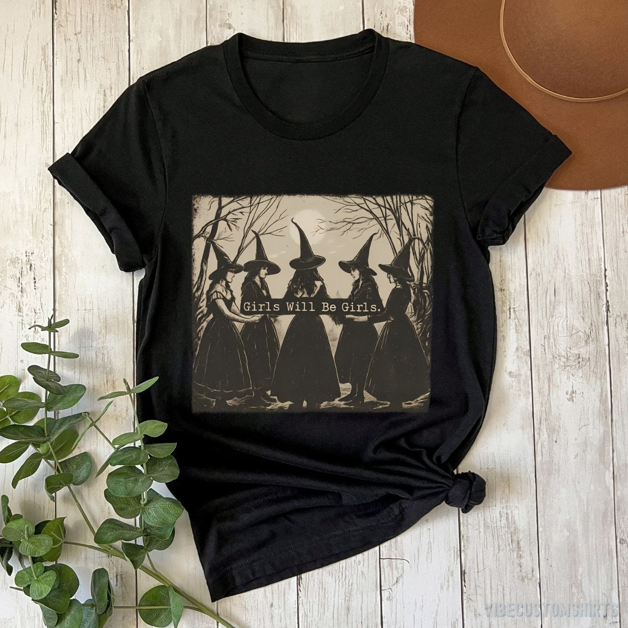 T-Shirt Black / S Girls Will Be Girls Halloween Shirt