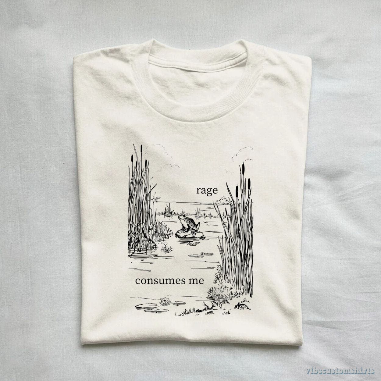 T-Shirt Rage Consumes Me Frog Shirt