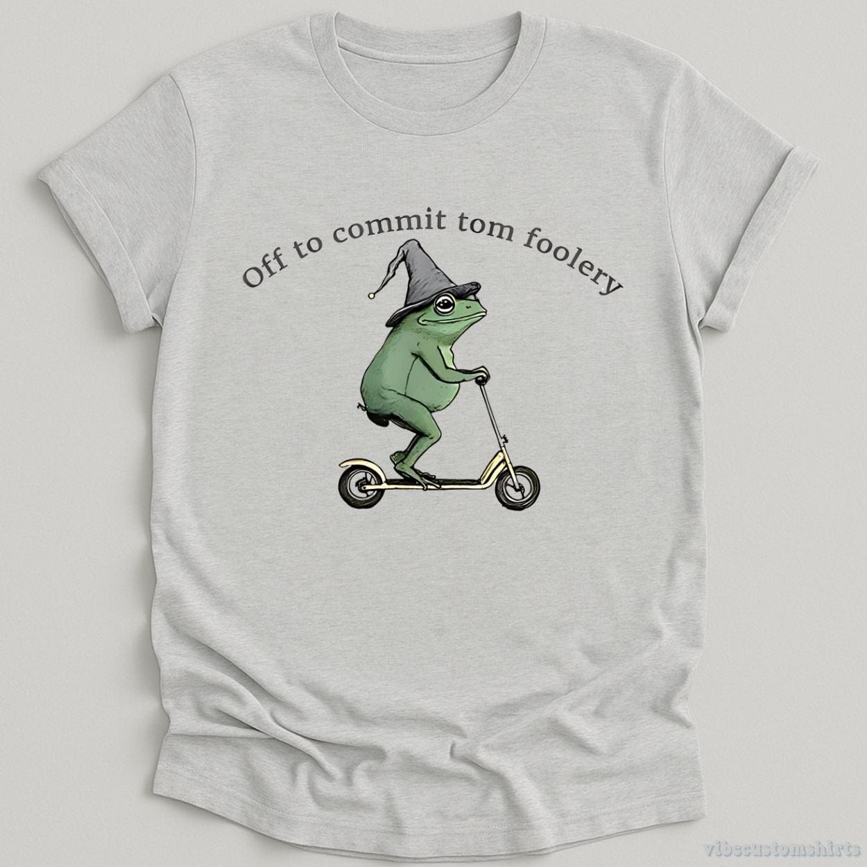 T-Shirt Sport Grey / S Off To Commit Tom Foolery Frog Shirt