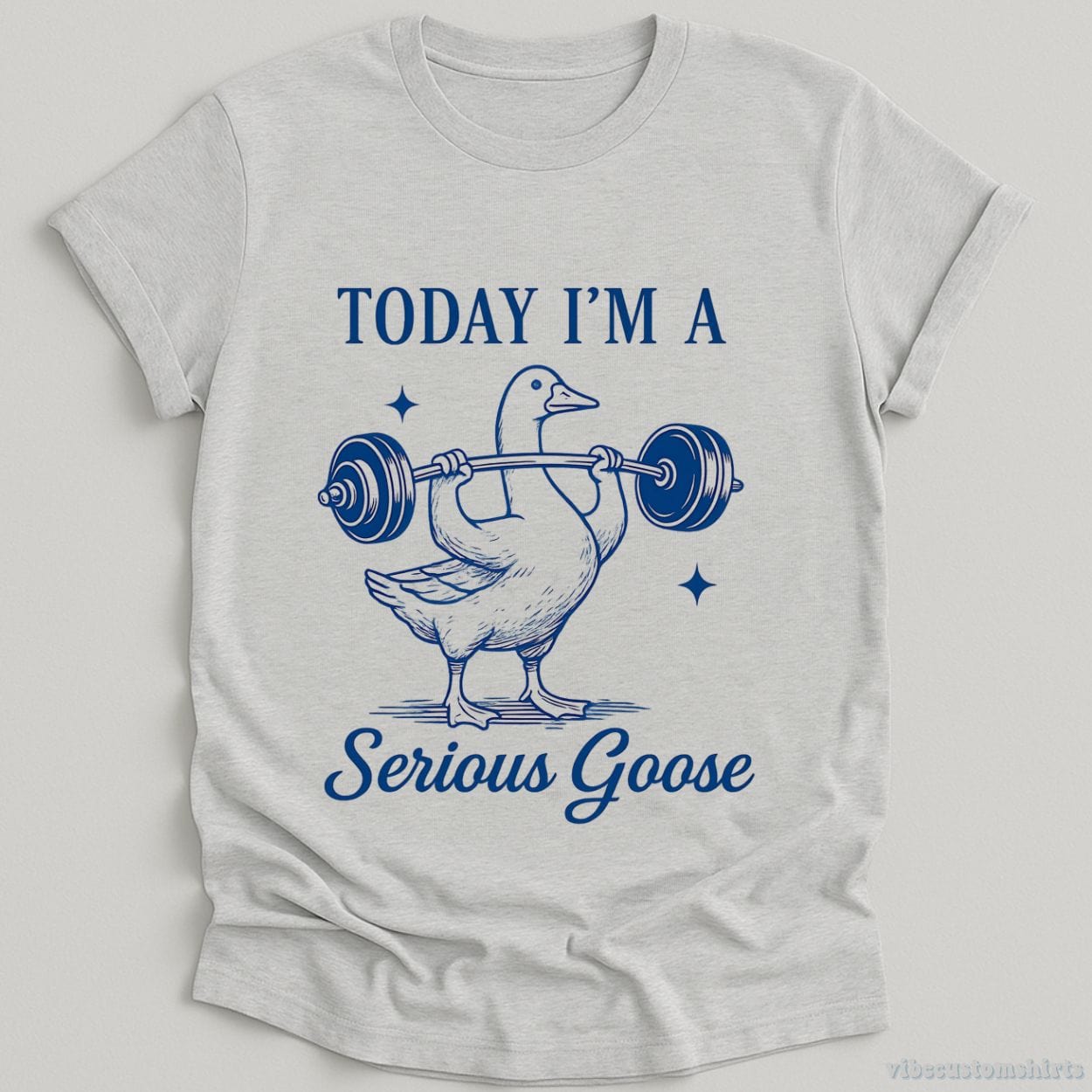 T-Shirt Sport Grey / S Today I'm A Serious Goose Funny Gym Shirt