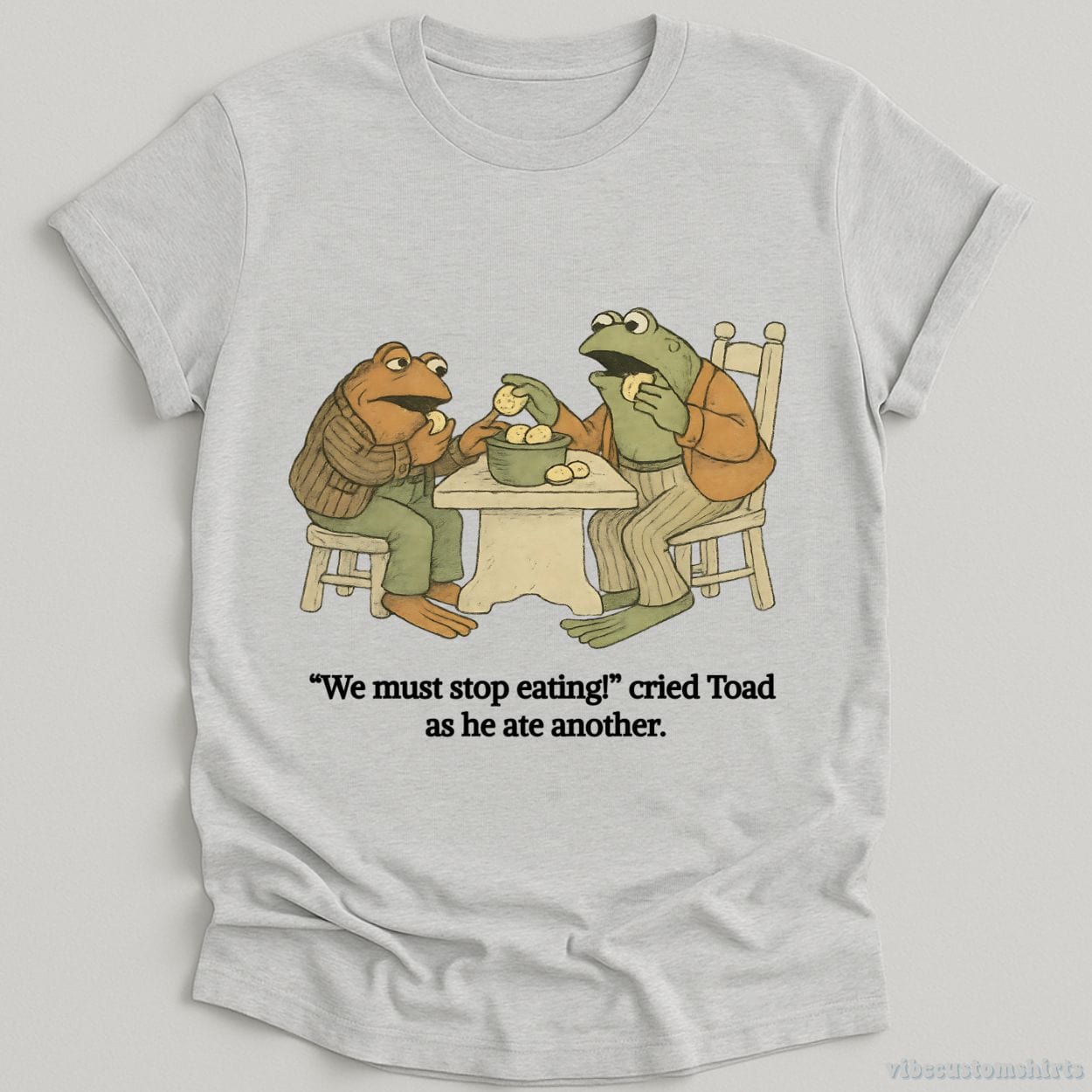 T-Shirt Sport Grey / S We Must Stop Eating Cried Toad As He Ate Another Shirt