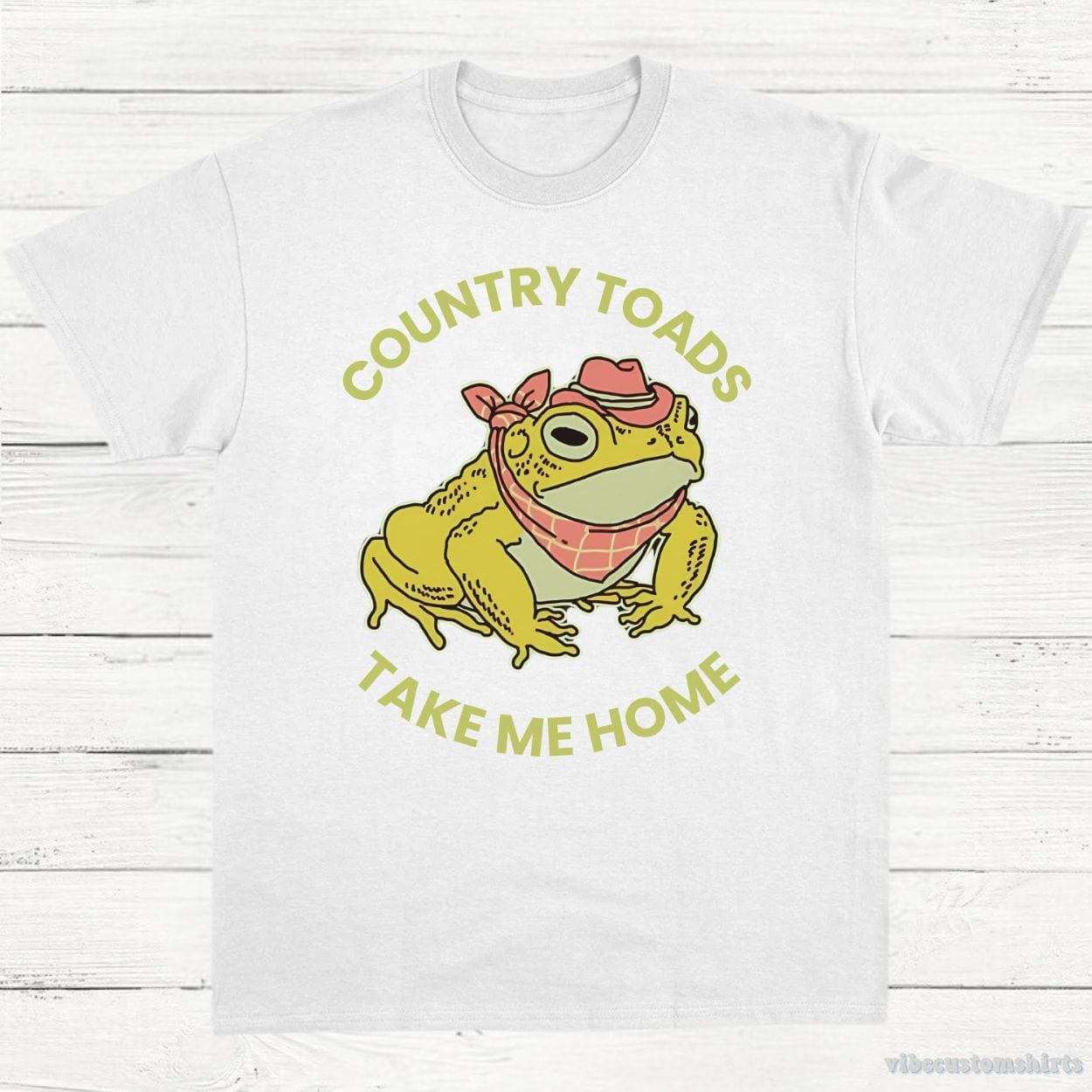 T-Shirt White / S Country Toads Take Me Home Meme Shirt