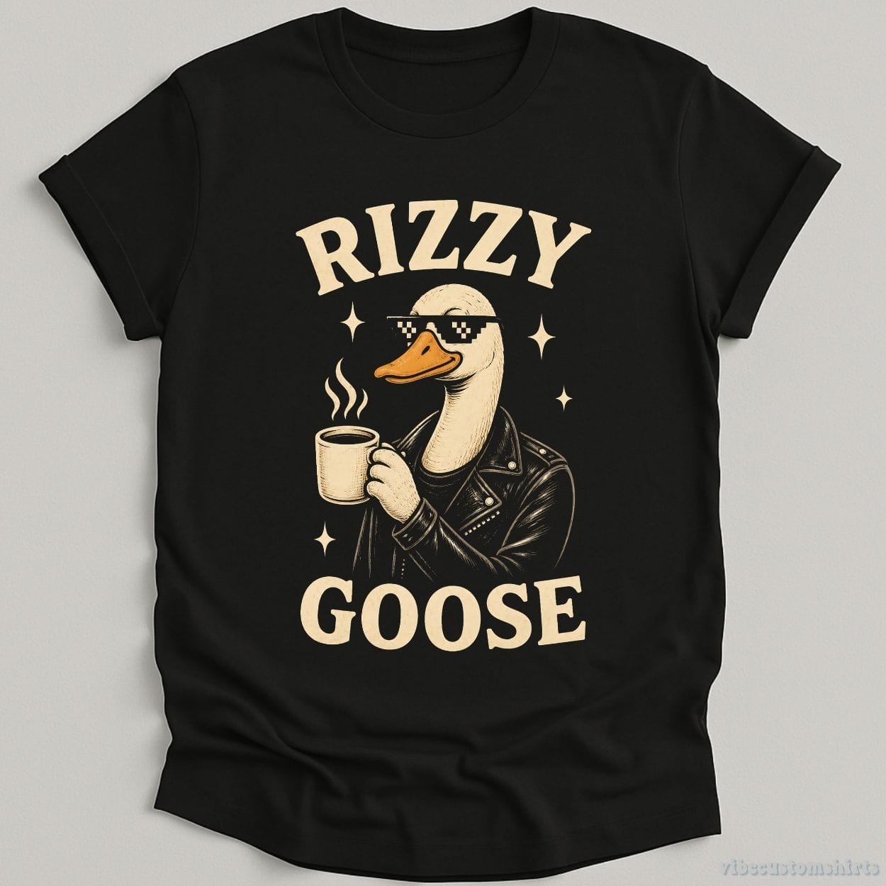 T-Shirt Black / S Rizzy Goose Shirt