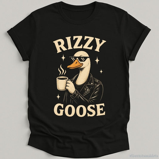 T-Shirt Black / S Rizzy Goose Shirt
