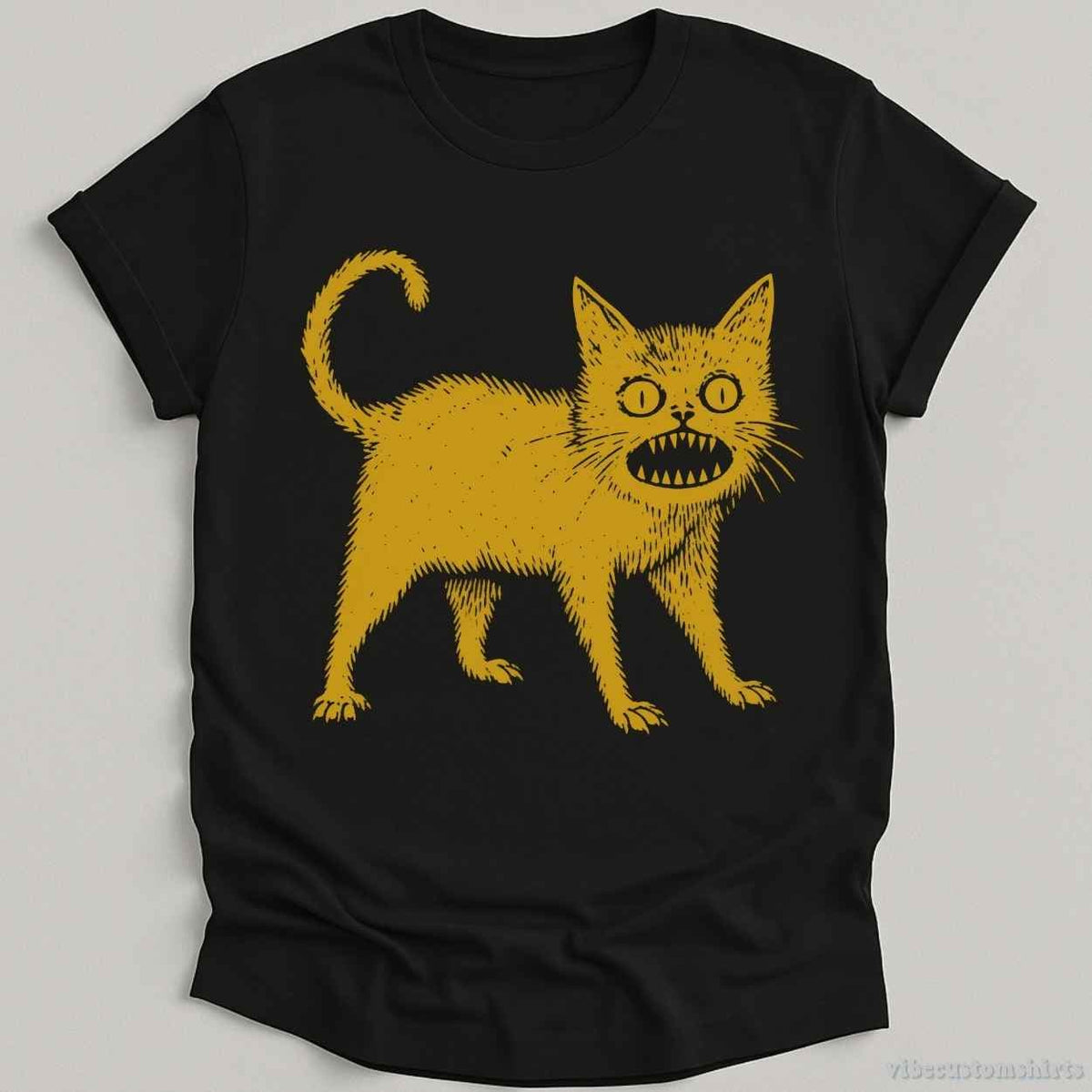 Monster Cat Funny Shirt