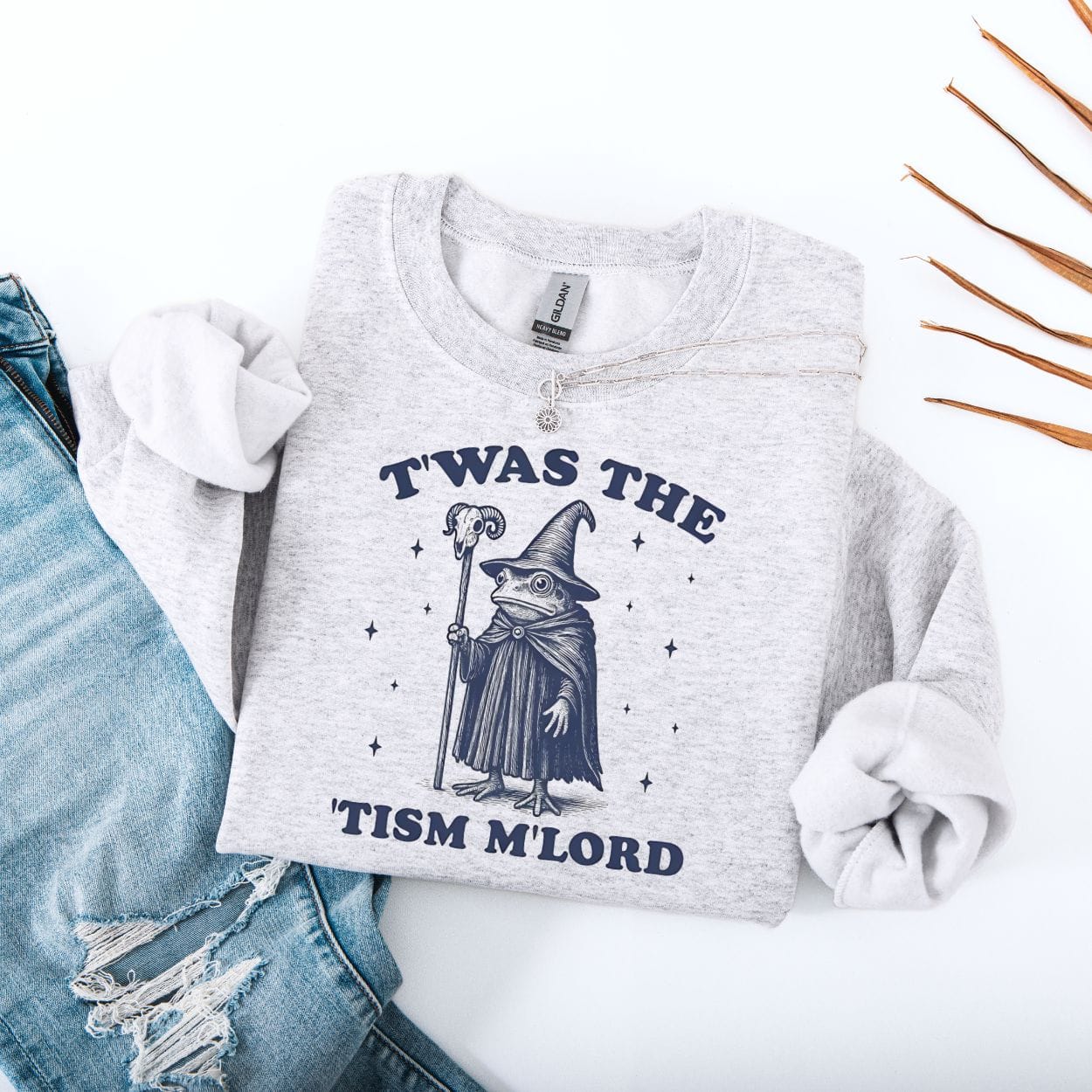 Sweatshirt S / Ash It Was The Tism M Lord Sweatshirt