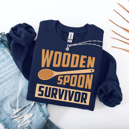 Sweatshirt S / Navy Wooden Spoon Survivor Sweatshirt