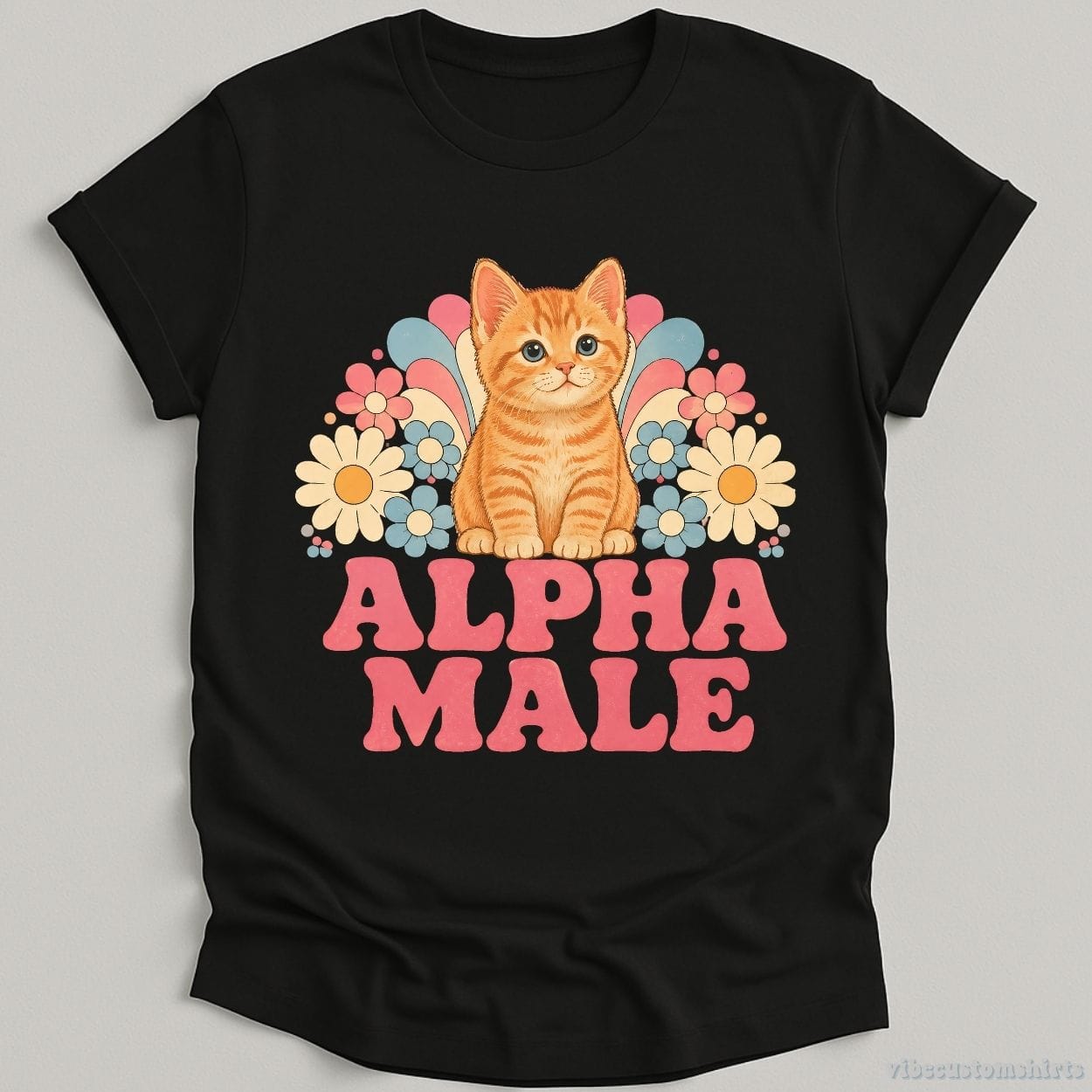 T-Shirt Black / S Alpha Male Kitten Shirt