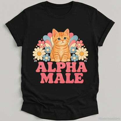 T-Shirt Black / S Alpha Male Kitten Shirt