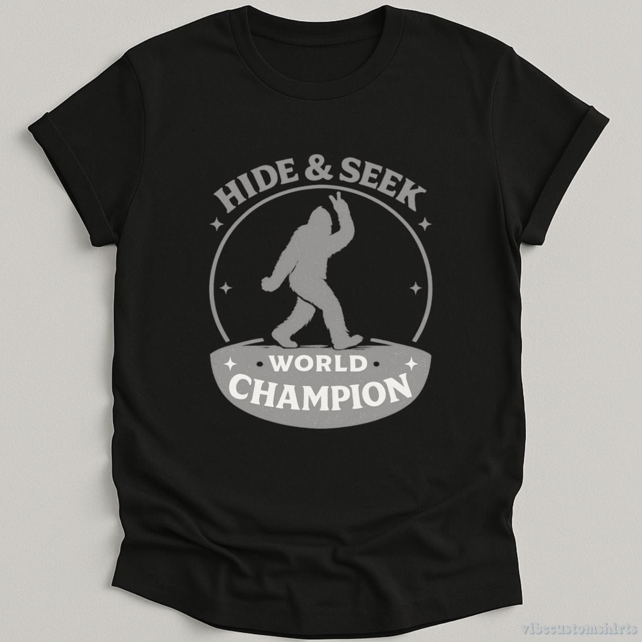 T-Shirt Black / S Bigfoot Hide And Seek World Champion Shirt