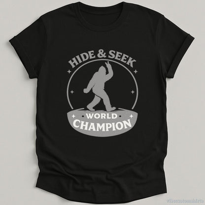 T-Shirt Black / S Bigfoot Hide And Seek World Champion Shirt