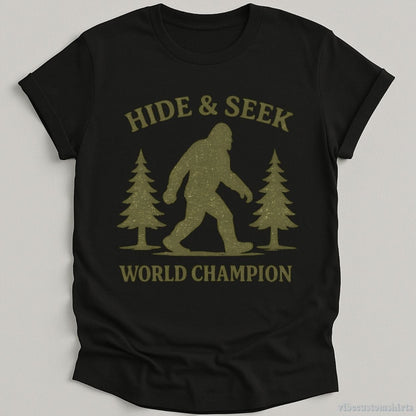 T-Shirt Black / S Bigfoot Hide & Seek World Champion Shirt