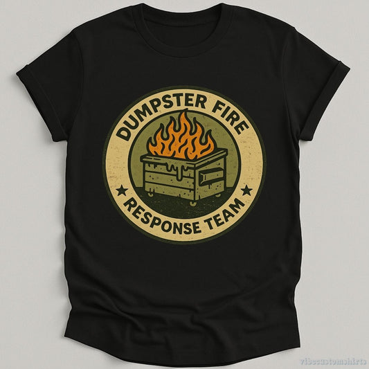 T-Shirt Black / S Dumpster Fire Response Team Shirt
