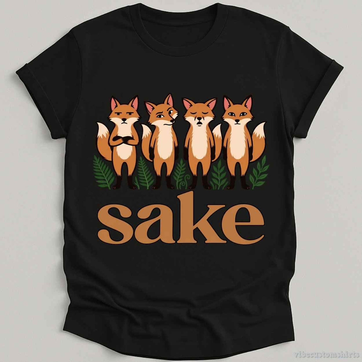 T-Shirt Black / S Fox Sake Shirt