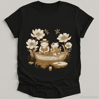 T-Shirt Black / S Frog And Toad Vintage 90s Style Shirt