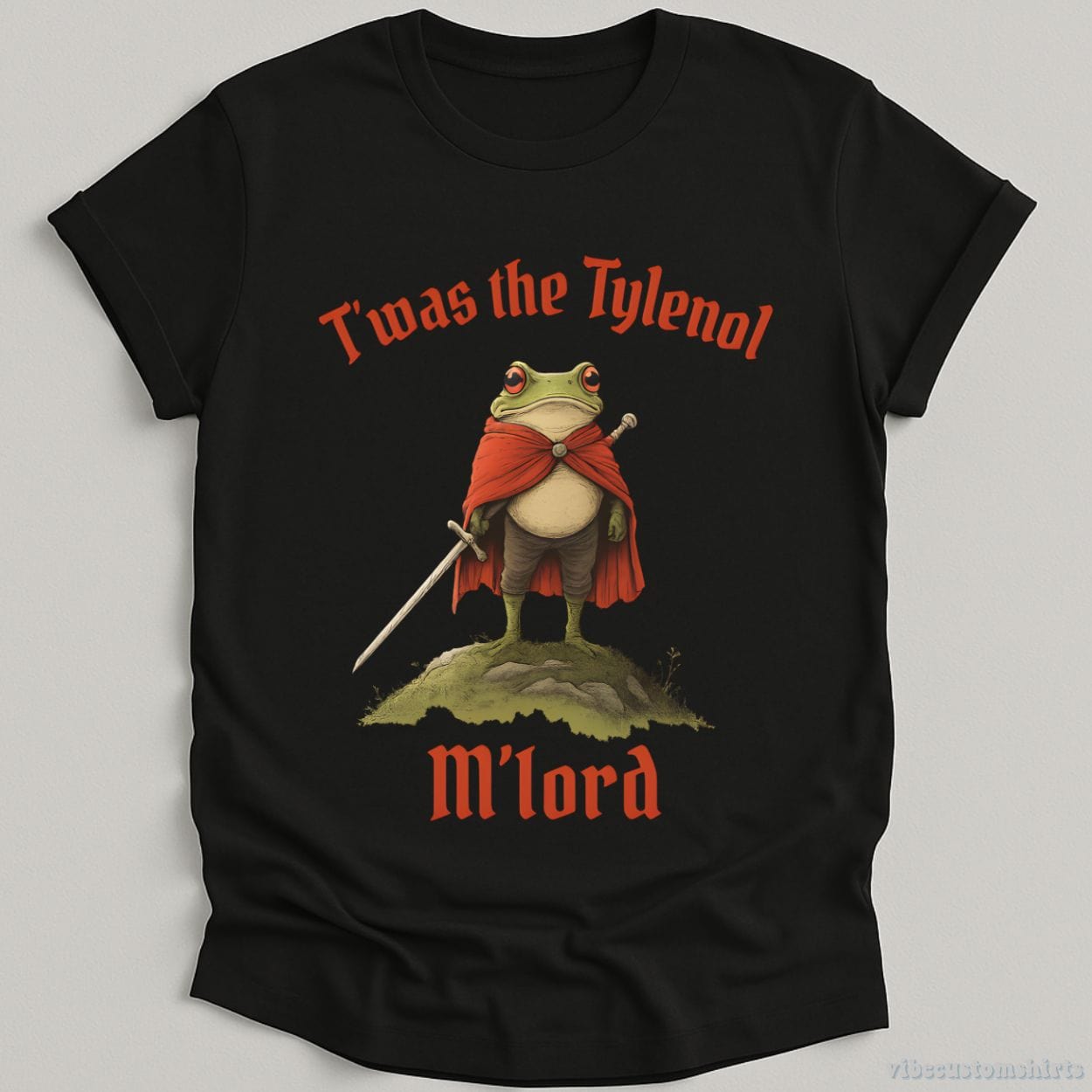T-Shirt Black / S It Was The Tylenol Funny Frog Meme Shirt
