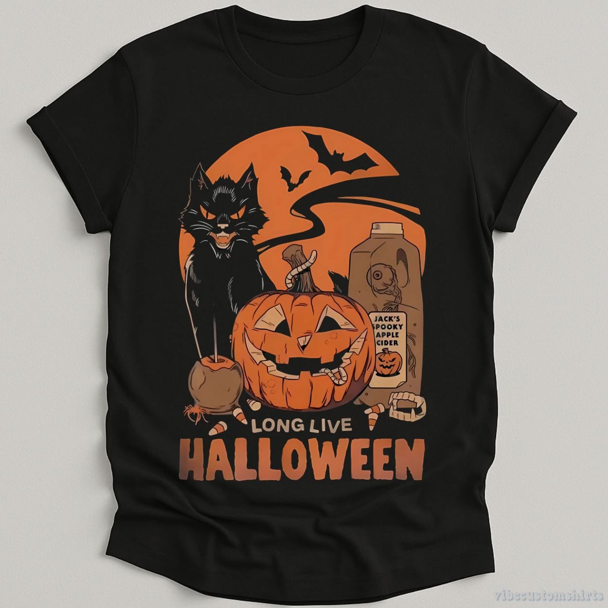 T-Shirt Black / S Long Live Halloween Shirt