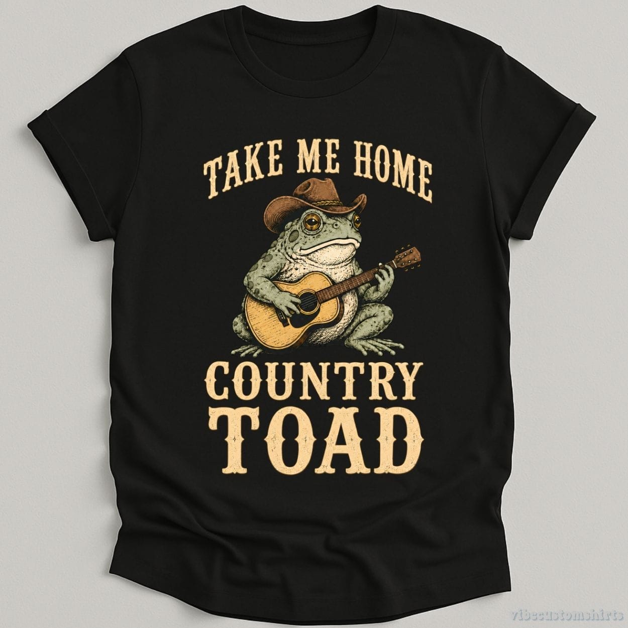 T-Shirt Black / S Take Me Home Country Toad Western Humor Shirt