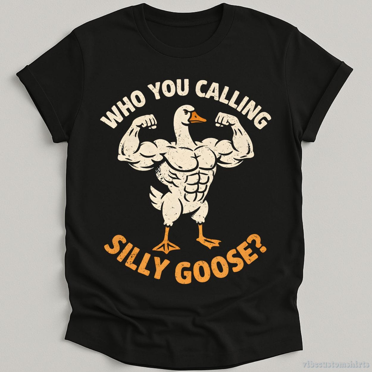 T-Shirt Black / S Who You Calling Silly Goose Humor Shirt