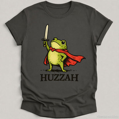 T-Shirt Charcoal / S Huzzah Frog Shirt