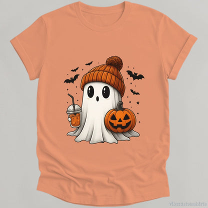 T-Shirt Cute Ghost Halloween Spooky Season Shirt