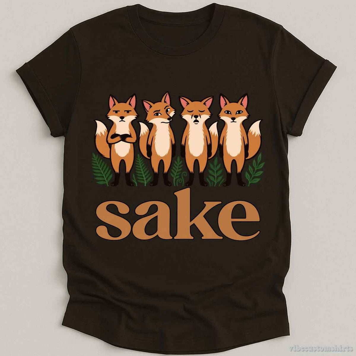 T-Shirt Dark Chocolate / S Fox Sake Shirt