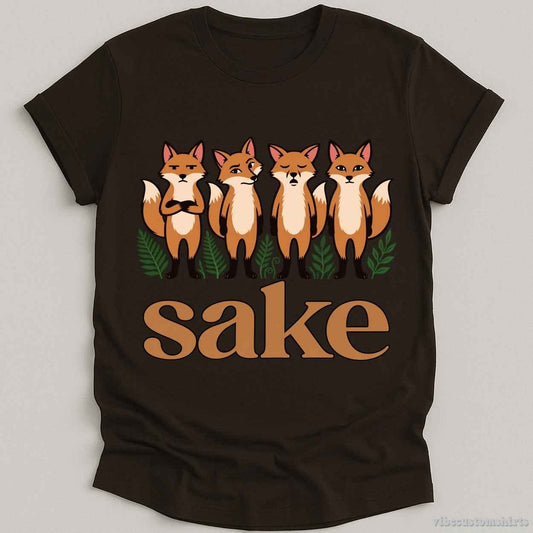 T-Shirt Dark Chocolate / S Fox Sake Shirt