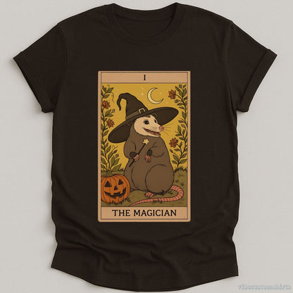 T-Shirt Dark Chocolate / S The Magician Possum Tarot Shirt