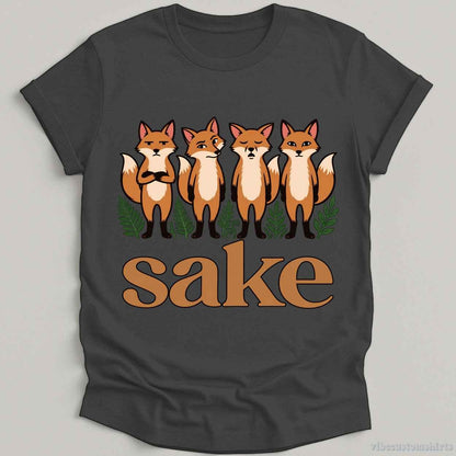 T-Shirt Dark Heather Grey / S Fox Sake Shirt