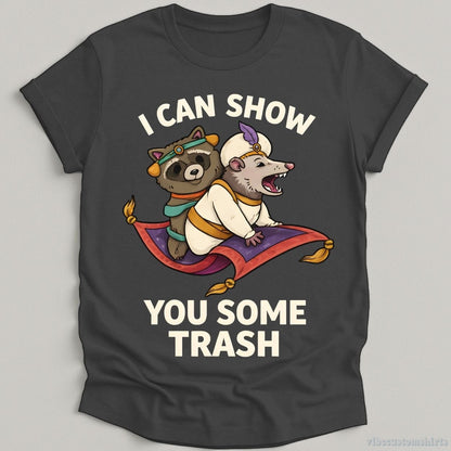 T-Shirt Dark Heather Grey / S I Can Show You Some Trash Shirt