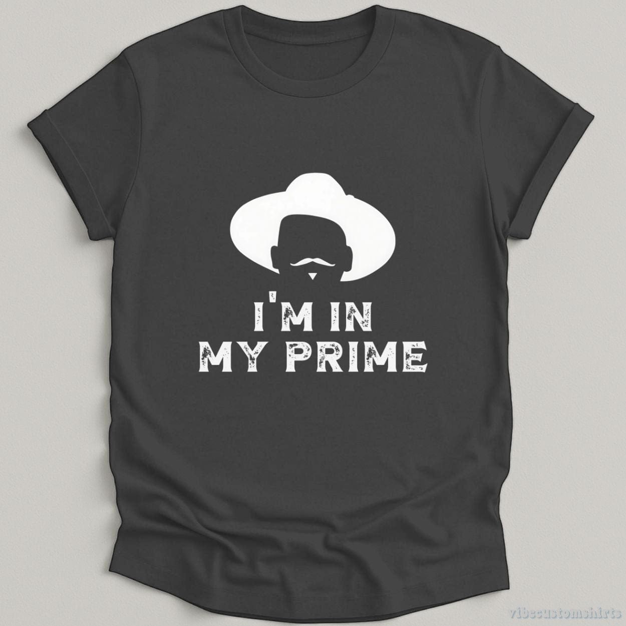 T-Shirt Dark Heather / S I'm In My Prime Cowboy Outlaw Shirt