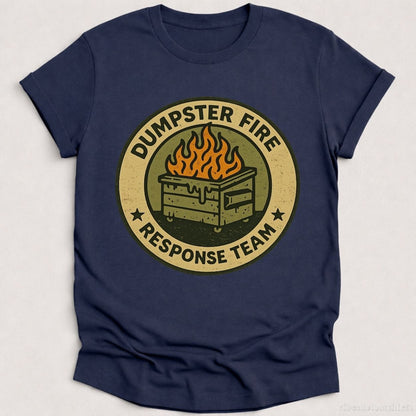 T-Shirt Heather Navy / S Dumpster Fire Response Team Shirt
