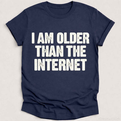 T-Shirt Heather Navy / S I Am Older Than The Internet Shirt