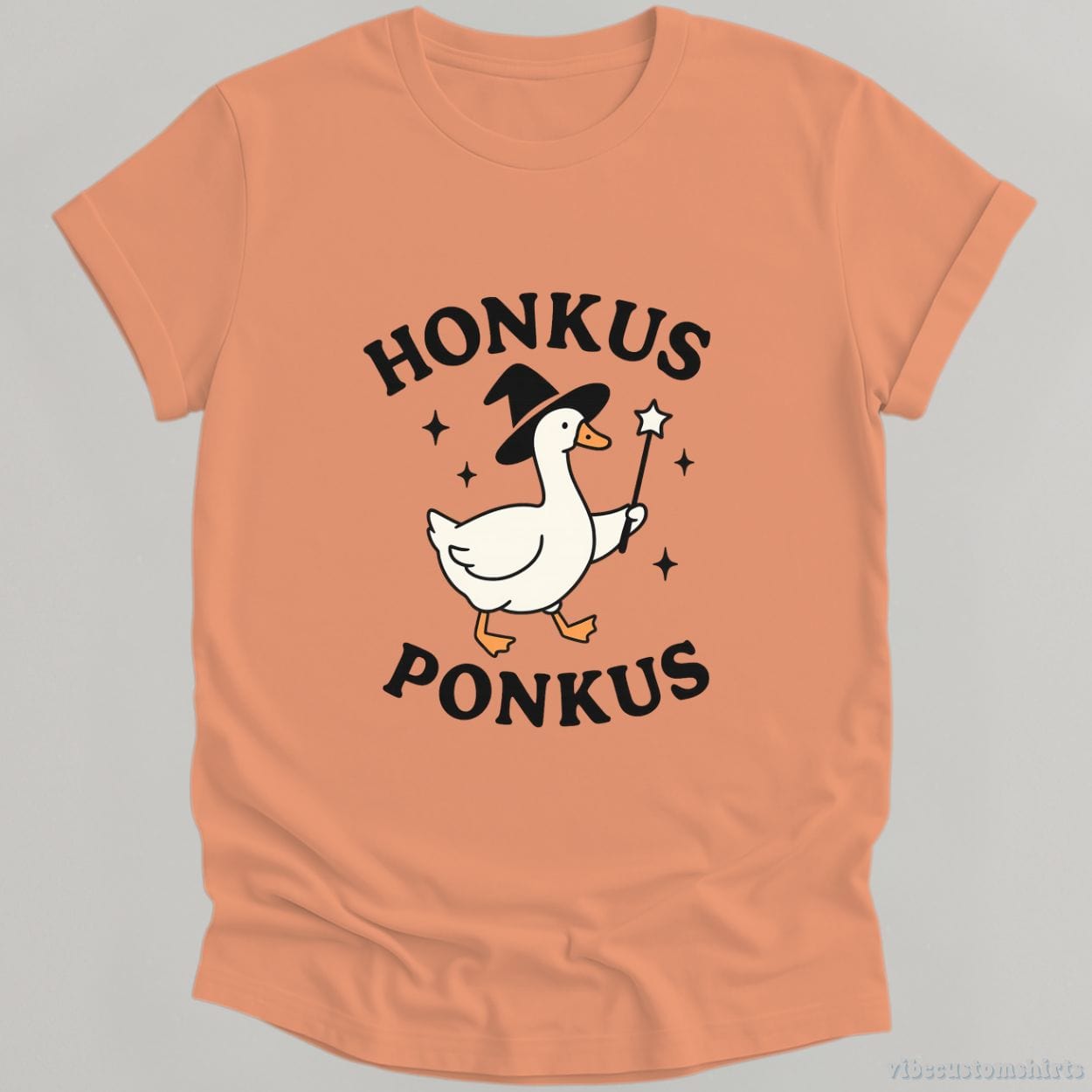 T-Shirt Heather Orange / S Honkus Ponkus Witch Goose Shirt