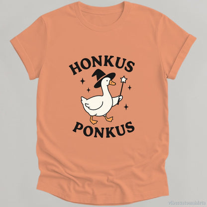 T-Shirt Heather Orange / S Honkus Ponkus Witch Goose Shirt