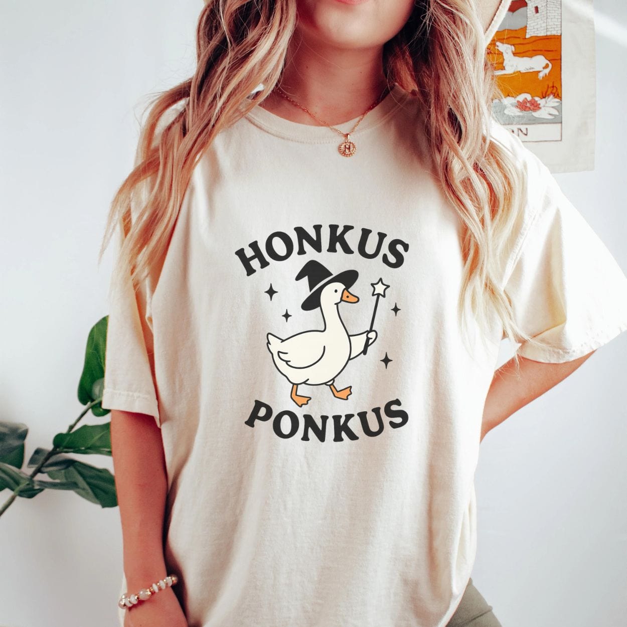 T-Shirt Honkus Ponkus Witch Goose Shirt