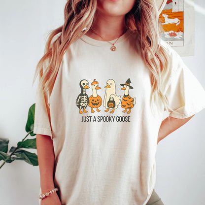 T-Shirt Just A Spooky Goose Shirt