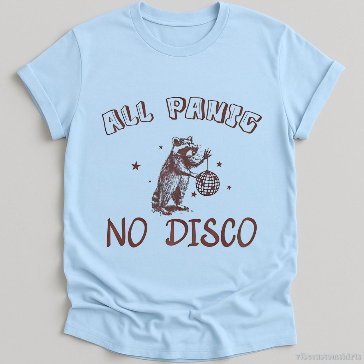 T-Shirt Light Blue / S All Panic No Disco Shirt