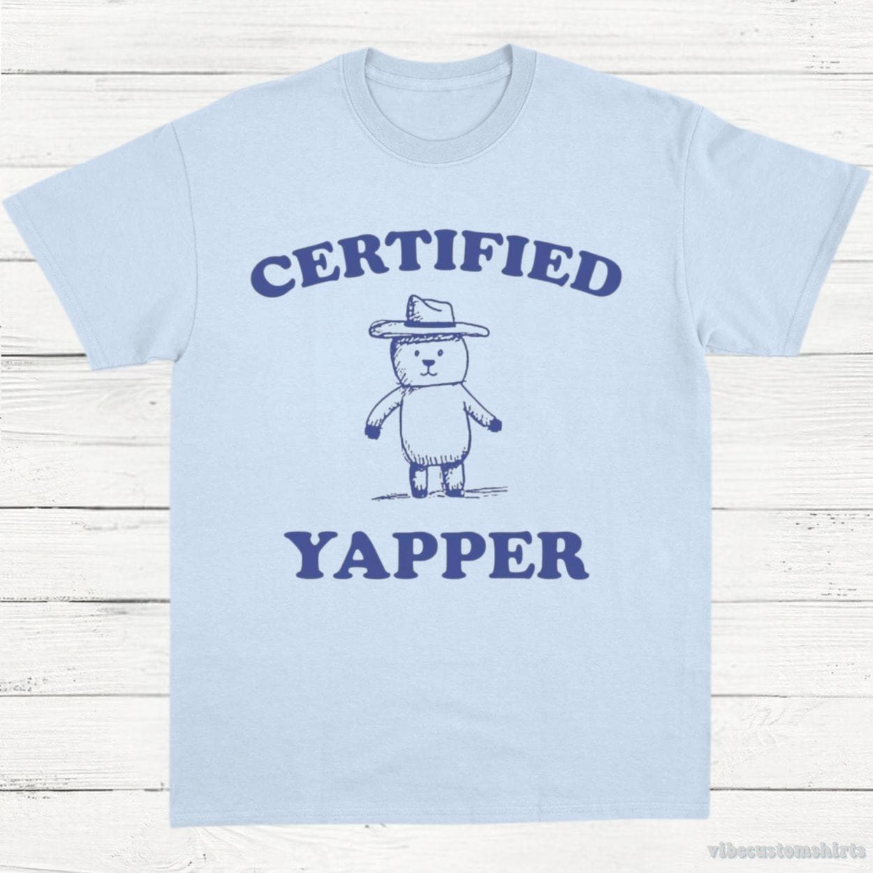 T-Shirt Light Blue / S Certified Yapper Vintage T-Shirt