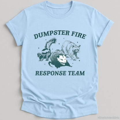 T-Shirt Light Blue / S Dumpster Fire Response Team Shirt