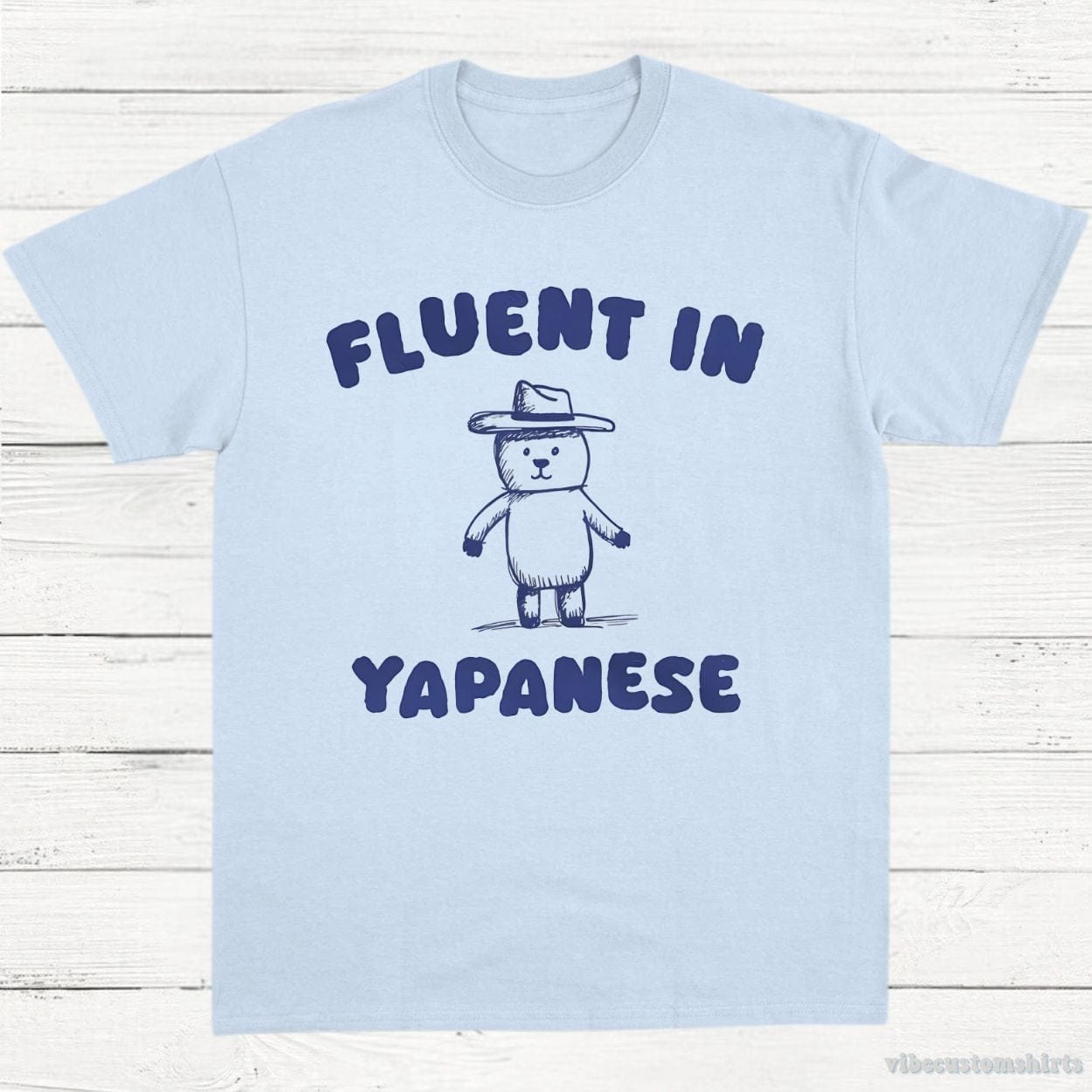 T-Shirt Light Blue / S Fluent in Yapanese T-shirt