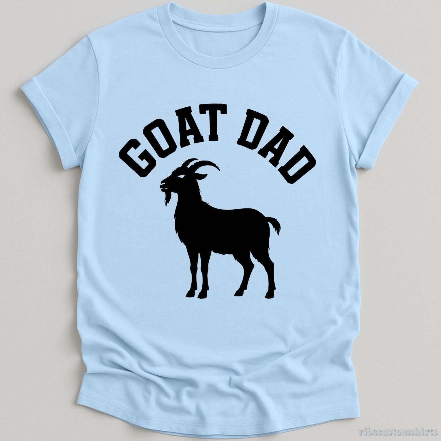 T-Shirt Light Blue / S Goat Dad Shirt