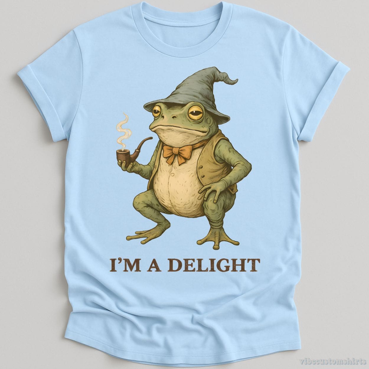 T-Shirt Light Blue / S I'm A Delight Wizard Toad Frog Funny Shirt
