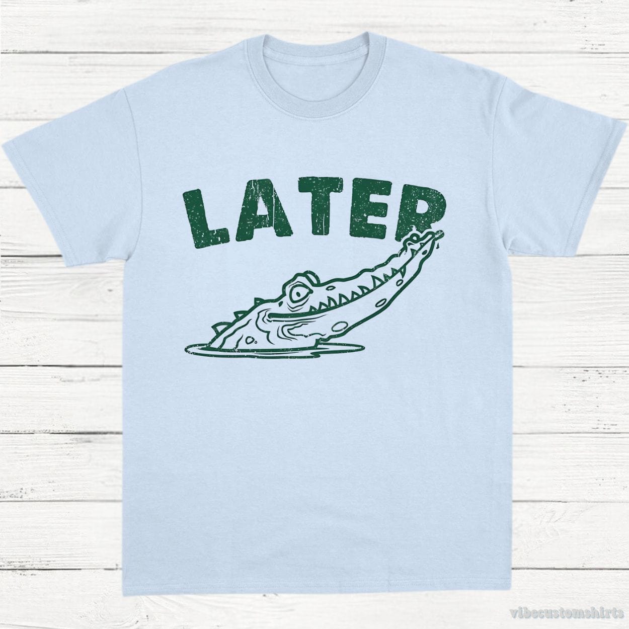 T-Shirt Light Blue / S See Ya Later Alligator Vintage Shirt