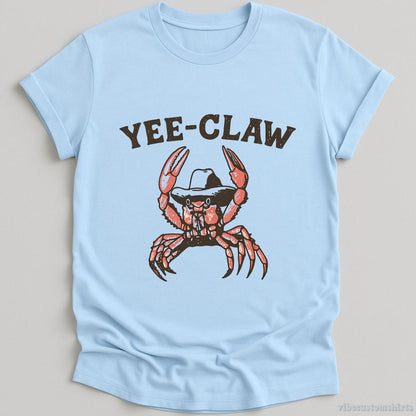 T-Shirt Light Blue / S Yee Claw Cowboy Crab Shirt