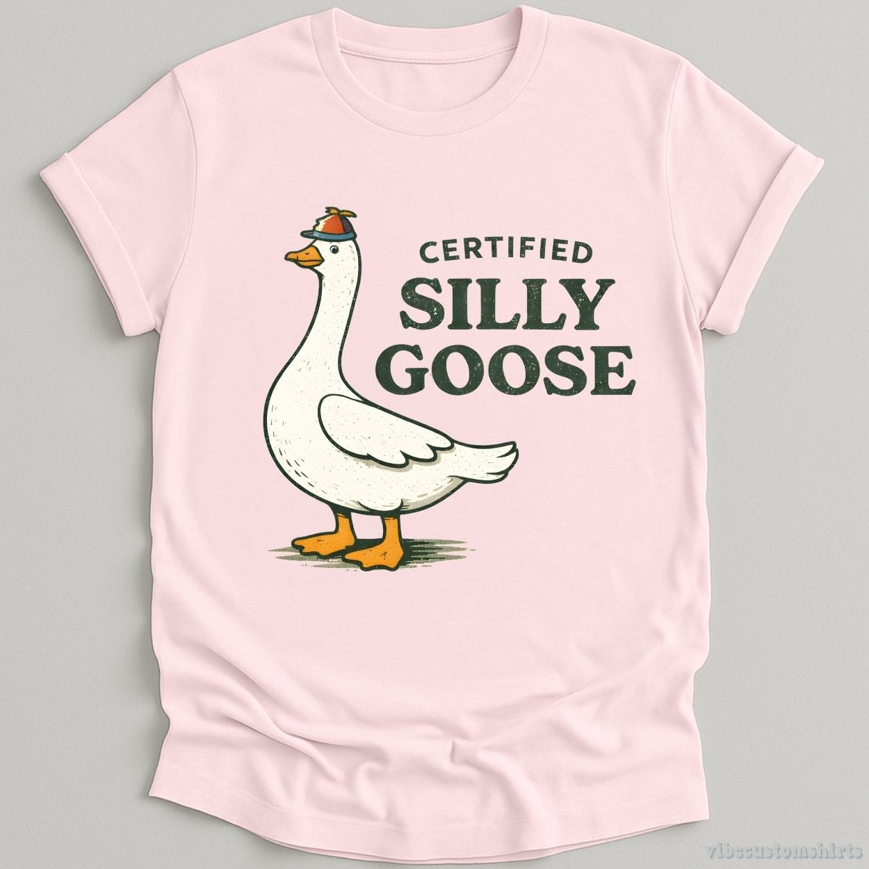 T-Shirt Light Pink / S Certified Silly Goose Meme Shirt