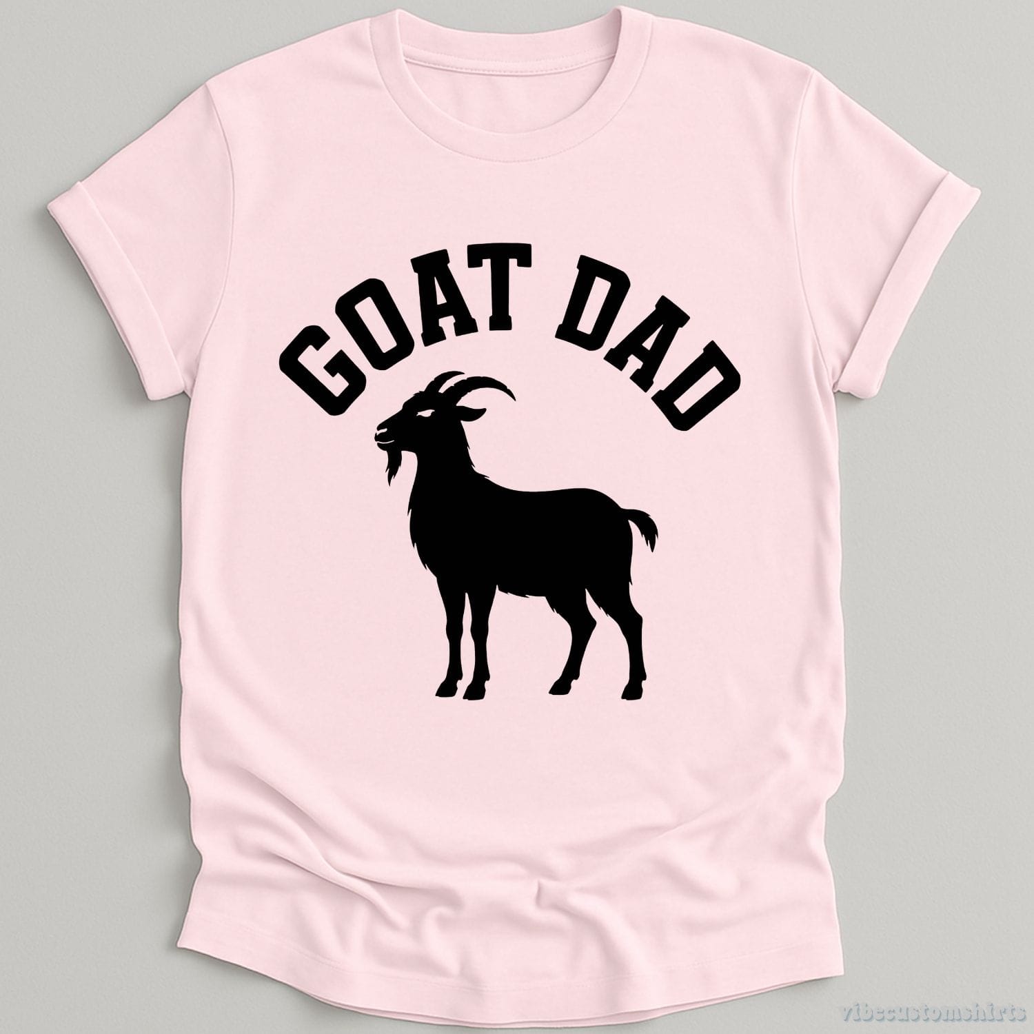 T-Shirt Light Pink / S Goat Dad Shirt