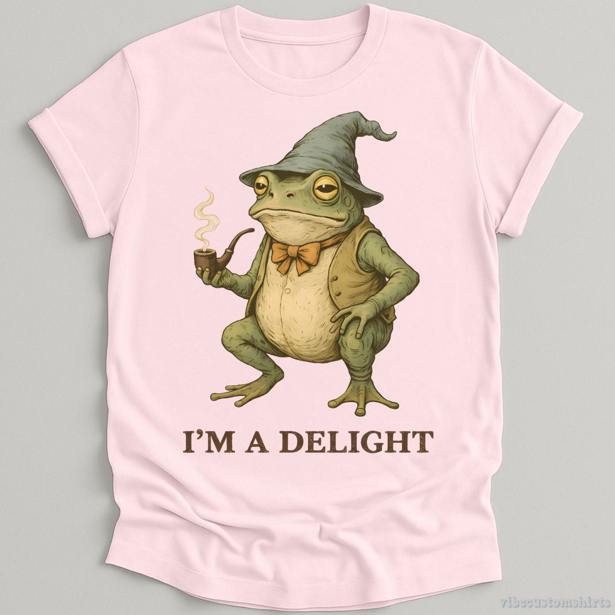 T-Shirt Light Pink / S I'm A Delight Wizard Toad Frog Funny Shirt