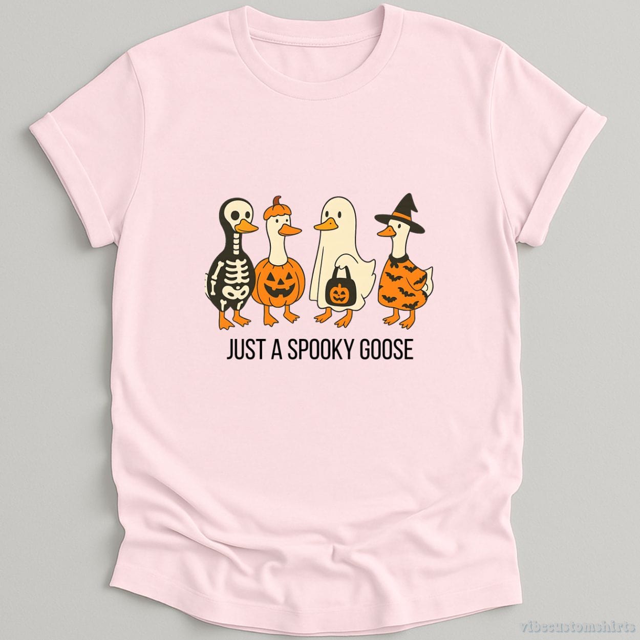 T-Shirt Light Pink / S Just A Spooky Goose Shirt
