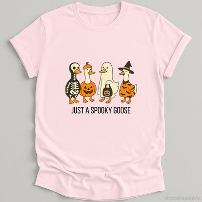 T-Shirt Light Pink / S Just A Spooky Goose Shirt